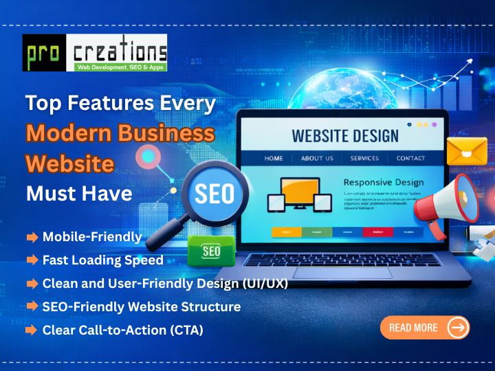 Top Features Every Modern Business Website Must Have