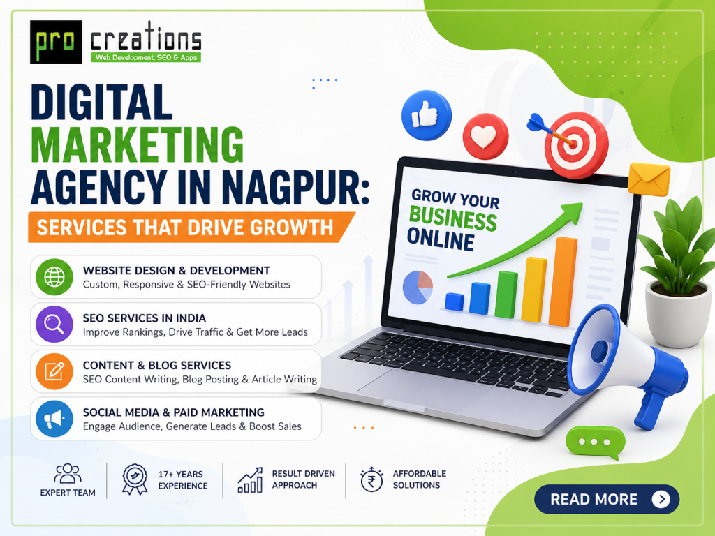 Digital Marketing Agency in Nagpur: Services That Drive Growth