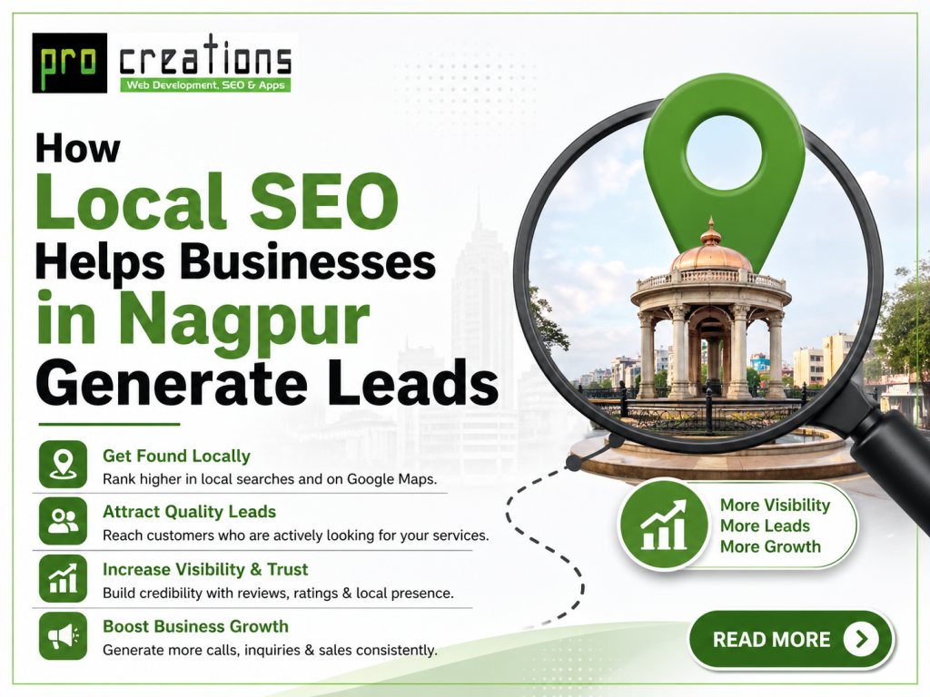How Local SEO Helps Businesses in Nagpur Generate Leads