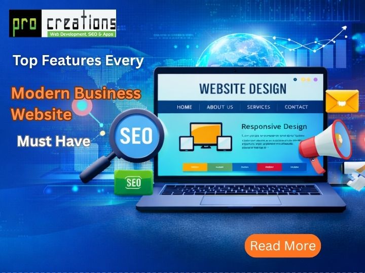 Top Features Every Modern Business Website Must Have