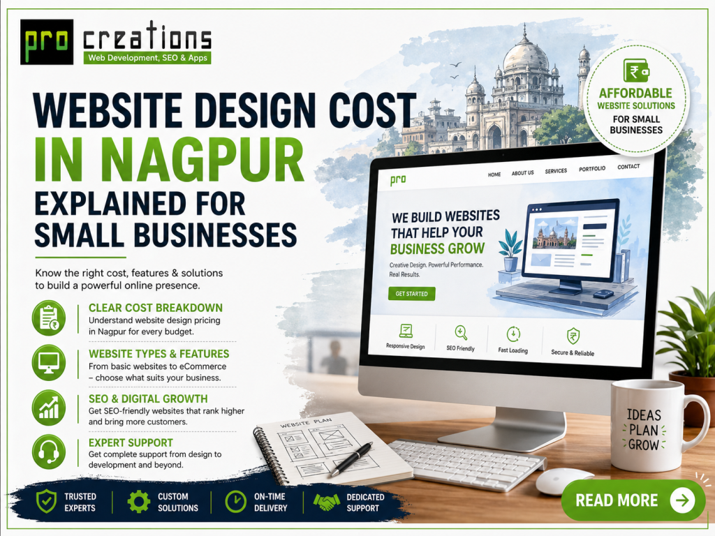 Website Design Cost in Nagpur Explained for Small Businesses