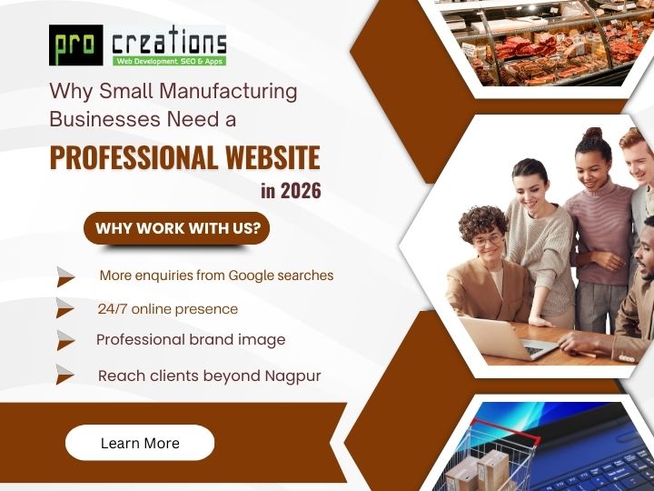 Why Small Manufacturing Businesses Need a Professional Website in 2026