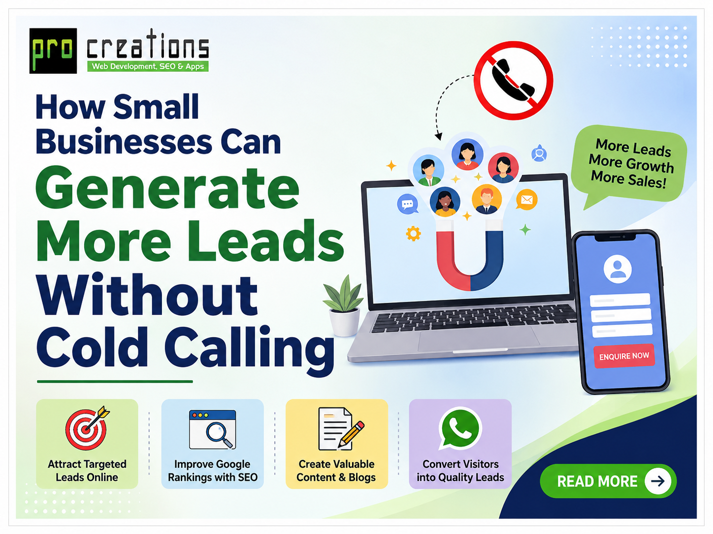 How Small Businesses Can Generate More Leads Without Cold Calling