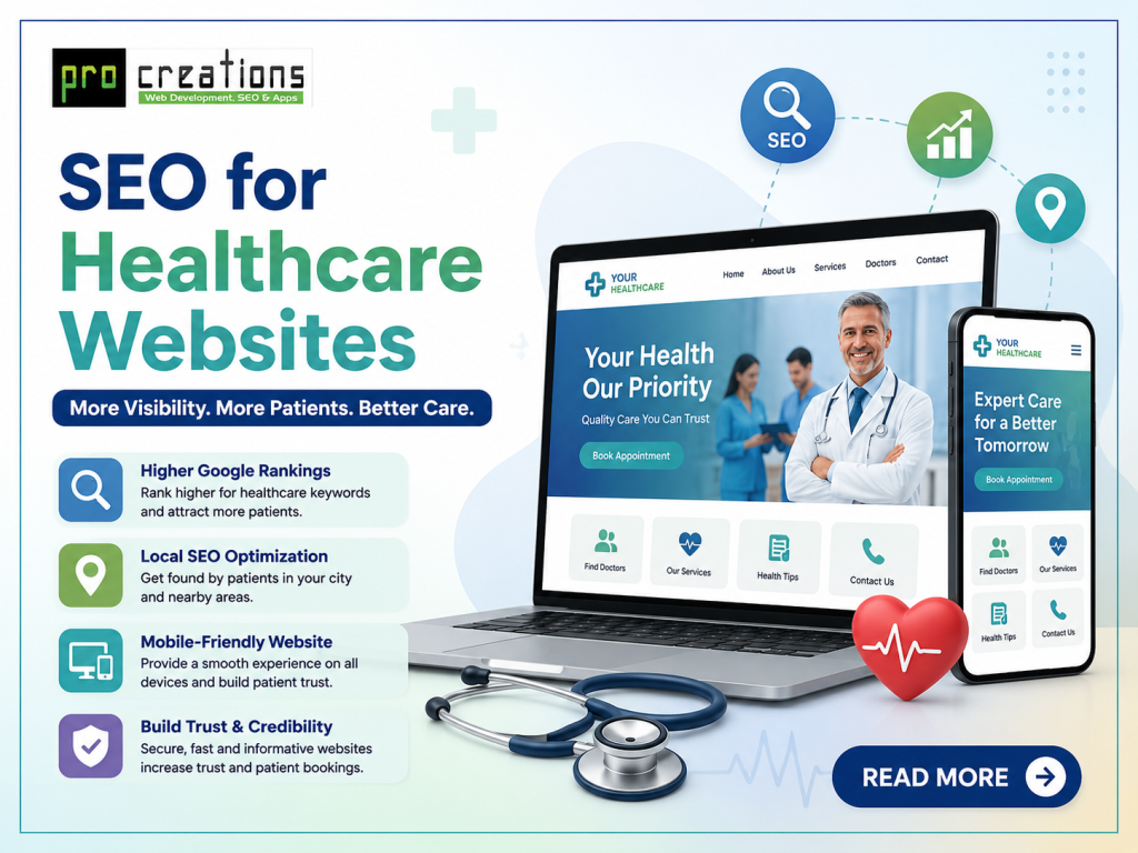 SEO for Healthcare Websites A Complete Guide to Rank Higher and Get More Patients Online