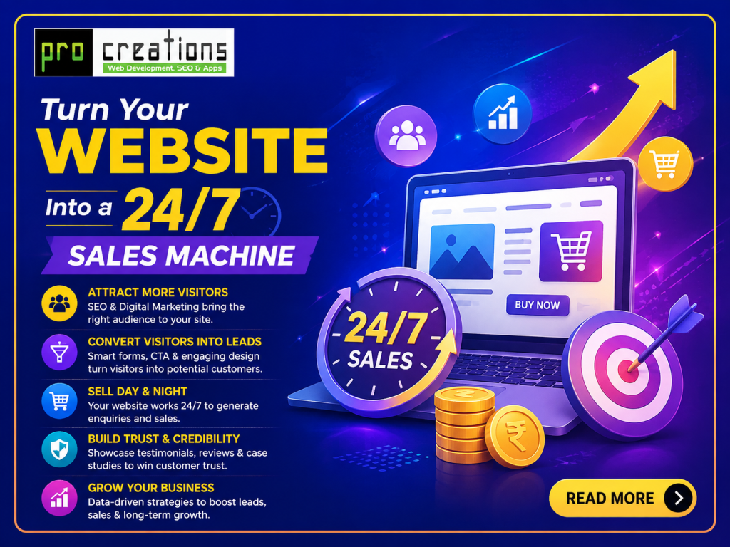 How to Turn Your Website Into a 24×7 Sales Machine for Your Business